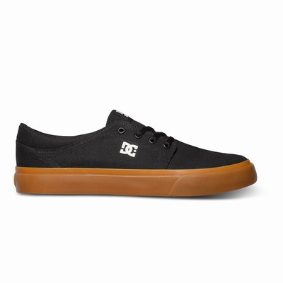 DC Trase Canvas Men's Black Sneakers Australia Online ZPL-732